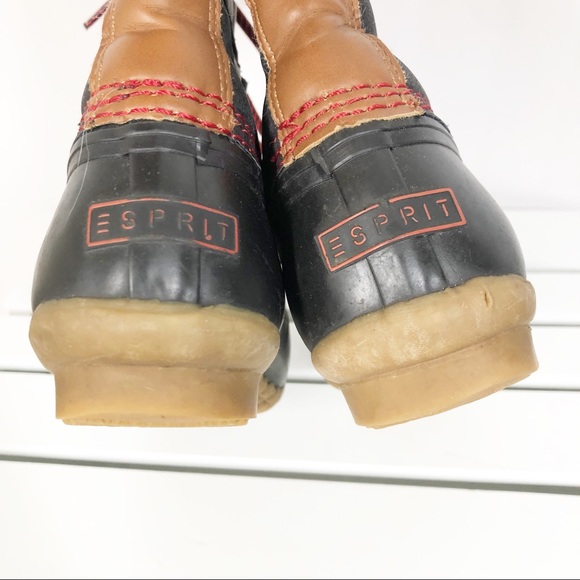 ESPRIT Belinda fuzzy lined DUCK winter boots size women’s 6 EUC WARM!! - Picture 6 of 9